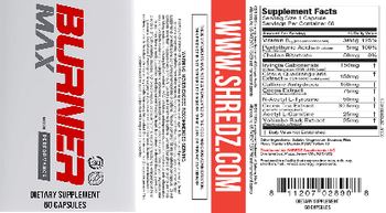 Shredz Burner Max - supplement
