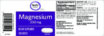 Signature Care Magnesium 250 mg - supplement