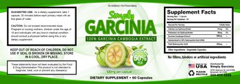Simply Garcinia Simply Garcinia - supplement