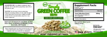 Simply Green Coffee Bean Simply Green Coffee Bean - supplement