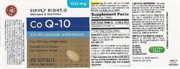 Simply Right Co Q-10 100 mg - supplement