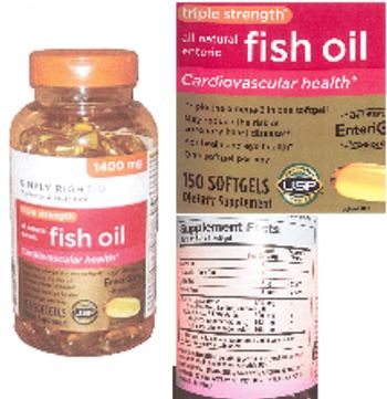 Simply Right Triple Strength All Natural Enteric Fish Oil - supplement