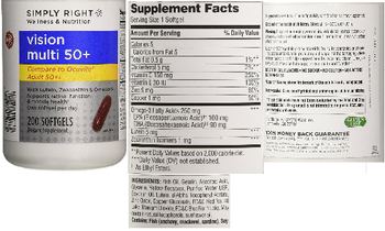 Simply Right Vision Multi 50+ - supplement