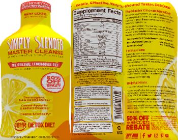Simply Slender Simply Slender Master Cleanse - supplement