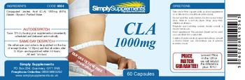 Simply Supplements CLA 1000 mg - 