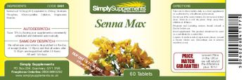 Simply Supplements Senna Max - 