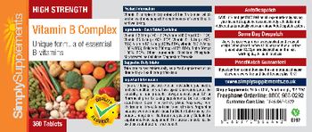 Simply Supplements Vitamin B Complex - 