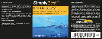 SimplyBest Krill Oil 500 mg - 
