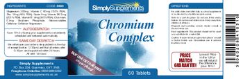 SimplySupplements Chromium Complex - supplement