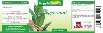 SimplySupplements Peppermint - 