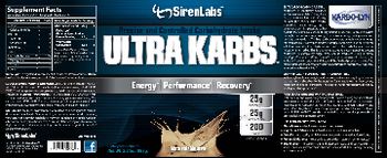 SirenLabs Ultra Karbs - supplement