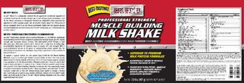 Six Star Muscle Professional Strength Muscle Building Milkshake Rich Vanilla Ice Cream Milkshake - supplement