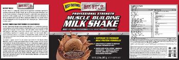 Six Star Muscle Professional Strength Muscle Building Milkshake Triple Chocolate Fudge Milkshake - supplement