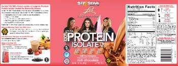 Six Star Pro Nutrition 100% Protein Isolate Rich Chocolate - 