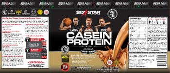 Six Star Pro Nutrition Casein Protein Elite Series Triple Chocolate - supplement