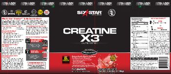 Six Star Pro Nutrition CreatineX3 Elite Series Fruit Punch - supplement