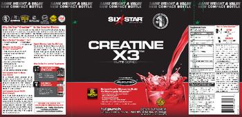 Six Star Pro Nutrition CreatineX3 Elite Series Fruit Punch - supplement