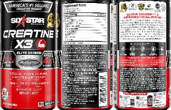 Six Star Pro Nutrition Elite Series Creatine X3 - supplement