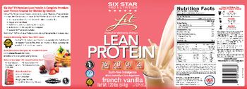 Six Star Pro Nutrition Fit Lean Protein French Vanilla - 