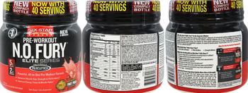 Six Star Pro Nutrition Pre-Workout N.O. Fury Elite Series Fruit Punch - supplement