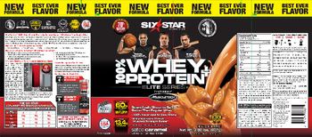 Six Star Pro Nutrition Whey Protein Plus Elite Series Salted Caramel - supplement