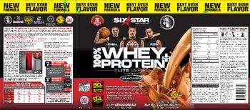 Six Star Pro Nutrition Whey Protein Plus Elite Series Triple Chocolate - supplement
