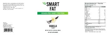 Smart Fat Grass-Fed Whey Protein Vanilla - supplement