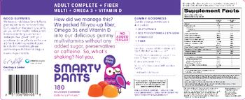 SmartyPants Adult Complete + Fiber - supplement