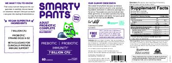 SmartyPants Adult Probiotic Complete Blueberry - supplement