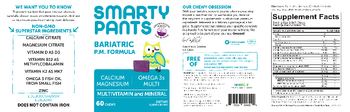 SmartyPants Bariatric P.M. Formula - supplement