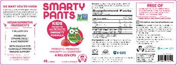 SmartyPants Kids Prebiotic and Probiotic Immunity Formula Strawberry Creme - supplement
