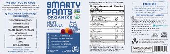 SmartyPants Organics Men's Formula - supplement