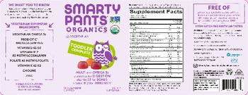 SmartyPants Organics Toddler Complete - supplement