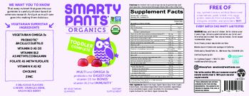 SmartyPants Organics Toddler Complete - supplement