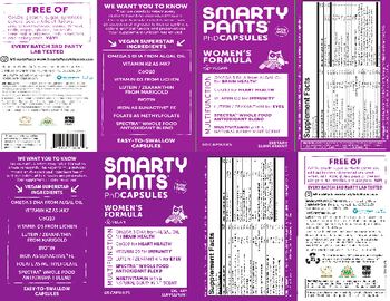 SmartyPants PhD Women's Formula - supplement