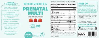 SmartyPants Prenatal Multi - supplement