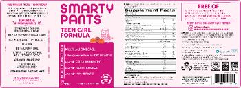SmartyPants Teen Girl Formula - supplement