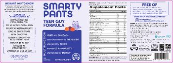 SmartyPants Teen Guy Formula - supplement