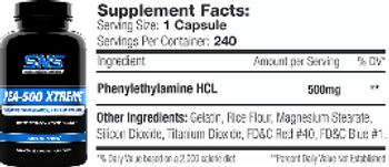 SNS (Serious Nutrition Supplements) PEA-500 Xtreme - supplement