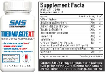 SNS (Serious Nutrition Supplements) Thermagize XT - supplement