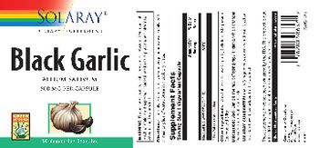 Solaray Black Garlic 500 mg - supplement