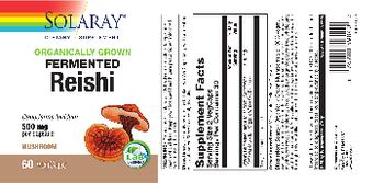Solaray Fermented Reishi 500 mg - supplement