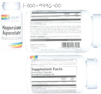 Solaray Magnesium Asporotate - supplement