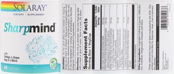 Solaray SharpMind - supplement