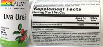 Solaray Uva Ursi 460 mg - supplement