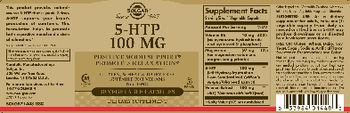 Solgar 5-HTP 100 mg - supplement