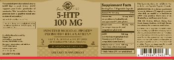 Solgar 5-HTP 100 mg - supplement