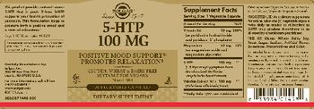 Solgar 5-HTP 100 mg - supplement