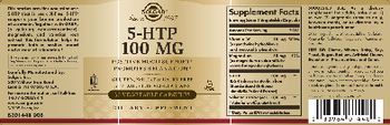 Solgar 5-HTP 100 mg - supplement