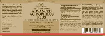 Solgar Advanced Acidophilus Plus - supplement